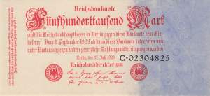 500000 Mark 1923 ro.91a C